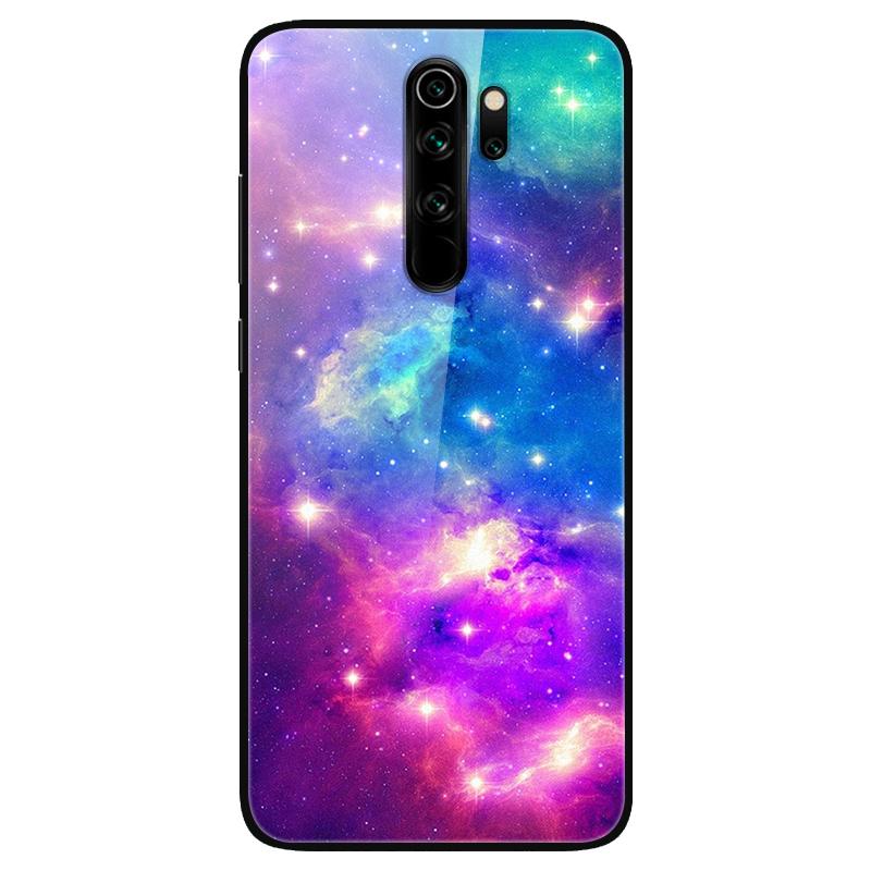 Для Xiaomi Redmi Note 8 Pro Чехол Закаленное Стекло Модный Милый Чехол для Телефона для Redmi Note 8 8T Note8 8Pro Задняя Крышка Funda Coque
