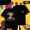 One Piece Трафальгар D. Хлопковая футболка Water Law 2026 Лето Мужская и Женская Мода Повседневная Футболка с коротким рукавом Уличная одежда