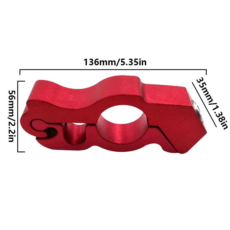 1Pc Motorcycle Handlebar Lock Handlebar Brake Handle Solid Lock Imitating Steal Lock Pull Rod Atv Dirt Street Bikes Anti Theft