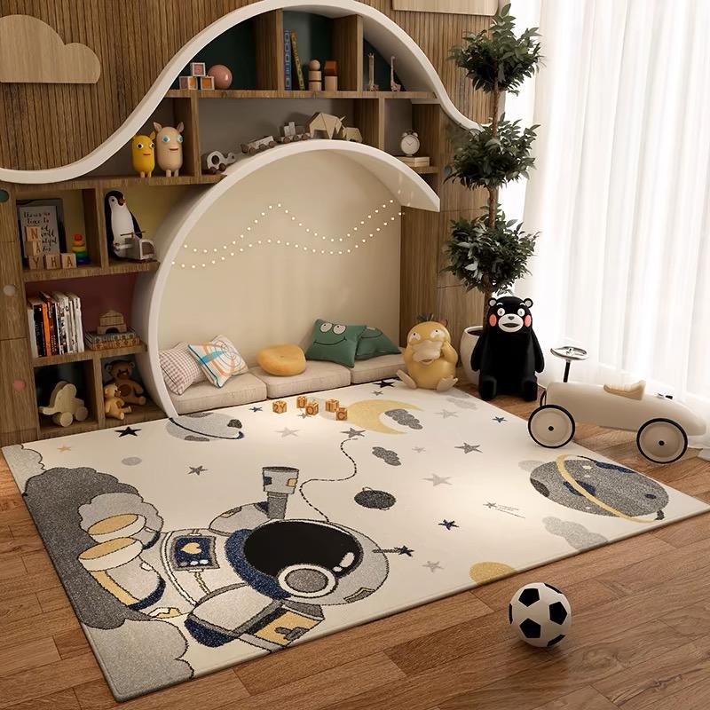 Коврик для детской комнаты, гостиной, коврик для ползания, большой размер, можно стирать в стиральной машине, коврик для чтения, игровой коврик с противоскользящим покрытием