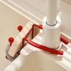 Metal Kitchen Sink Organizer Iron Sponge Holder Storage Shelf Sink Drying Rack  Faucet Mount
