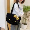 Cute Soft Cute Girl Doll Shoulder Bag Tote Bag Internet Celebrity Kitty Cat Plush Plus Tote Bag Plush Bag