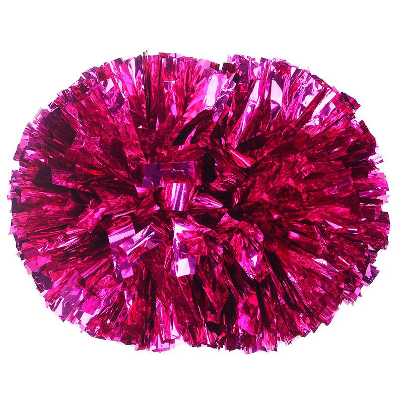 Женские разноцветные помпоны для черлидинга, шарики для черлидинга, черные и синие, золотые, серебряные, красные, зеленые, танцевальные аксессуары для черлидинга