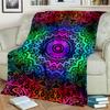 3D Bohemia  Meditation Mandala Nature Spirit Yoga Blanket,Soft Throw Blanket for Home Bedroom Bed Sofa Picnic Cover Blanket Kids