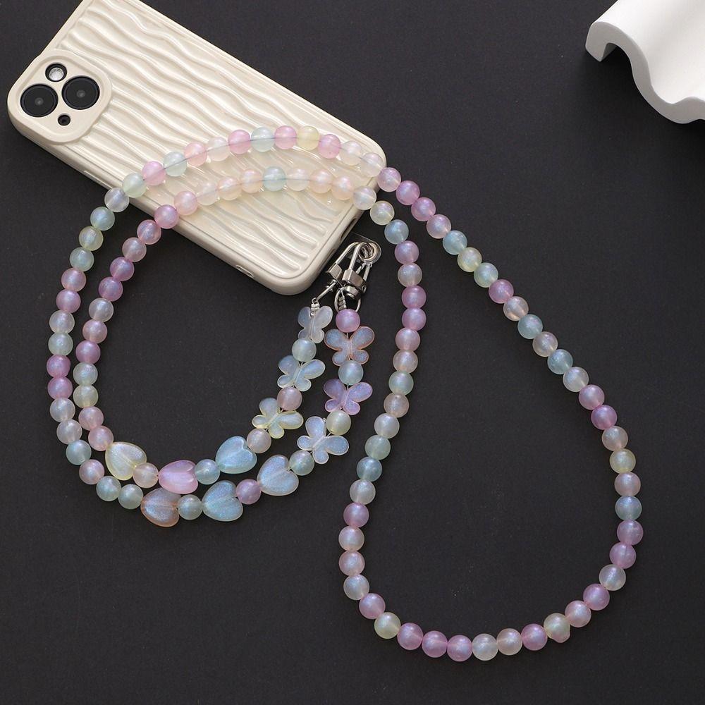 Rope Beading Mobile Phone Necklace Phone Lanyard Phone Strap Phone Chain Crossbody Cellphone Strap