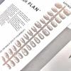 Мультяшные высококачественные носимые накладные ногти с разными узорами для профессионального маникюра и стиля на каждый день