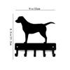 Настенный держатель для ключей с изображением ротвейлера 22,9x23,8 см Настенное искусство для питомцев