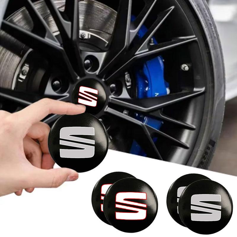 Car Wheel ww9 Hub Cover Tires Rim Center Replace Cap Decoration Sticker For Seat leon fr mk2 mk3 lbiza Altea car Accessories
