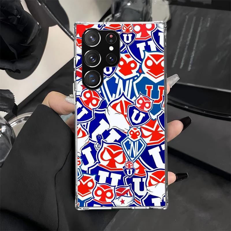 De Chile U-University Logo Phone Case for Samsung Galaxy S25 Edge S24 Ultra S23 Plus S22 S20 FE S10 + Soft Print Cover Coque