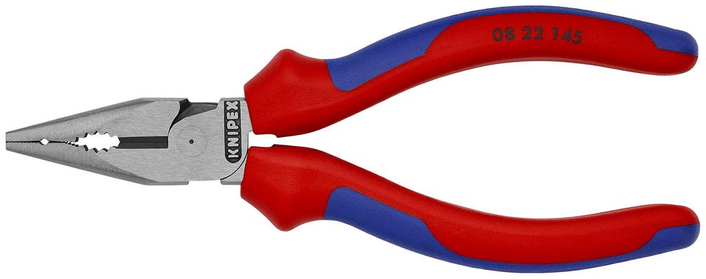 KNIPEX Плоскогубцы с удлиненными губками 145мм Рукоятки Comfort 0822145