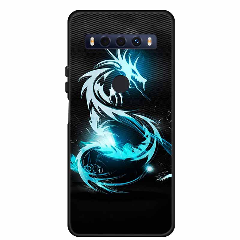 Для чехла TCL 10 SE 10SE Coque Черный ТПУ Силикон Мягкая задняя крышка Чехлы Для телефона TCL 10 SE 6.52" Funda Сумка Защитный чехол
