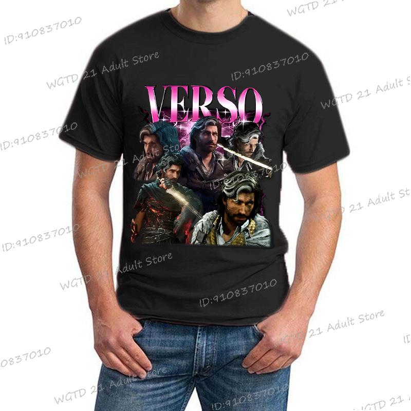 Unisexs Harajuku Verso Clair Obscur Expedition 33 Clothing Fashion Game Figure Series Tshirt Summer Short Sleeve Tops Tees