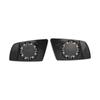 Left & Right Side Mirror Glass Rear View Rearview Exterior Wide Angle for BMW 5 Series E60 E61 E63 E64 2003-2008