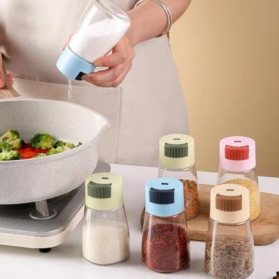 Количественная банка для соли Бутылка для приправ Банка для бытовой кухни Банка для соления Количество Контрольная коробка для приправ Артефакт Набор банок для приправ Бутылка для контроля соли