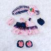 DIY Maidservant Skirt 20cm Bubble Skirt Exquisite Overall  Cotton Doll