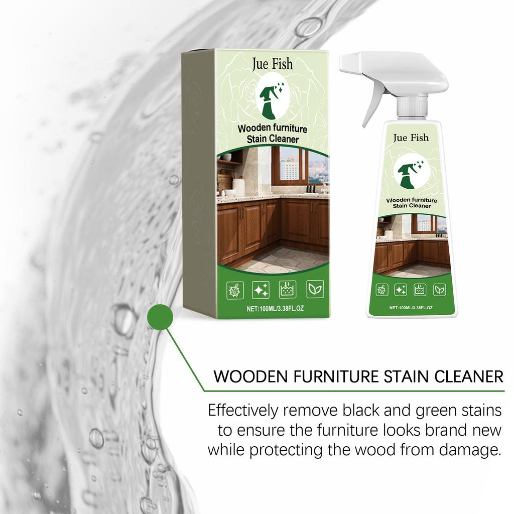JUE FISH Чистящее средство для деревянной мебели, пятновыводитель, средство для удаления пыли, спрей для чистки плесени и грибка