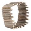 Hamster Wooden Fence Rat Ladder Bridge Toy Wood Ladder Natural Hideout for Small Animals