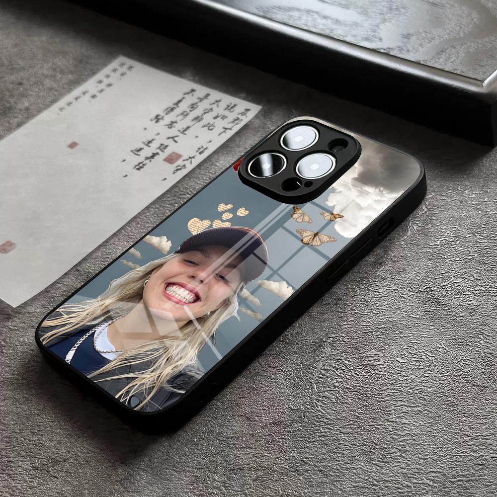 R-Renee Rapp Певица Актриса Чехол для Телефона Для IPhone 17 Pro Max 14 Pro 15 12 11 13 Mini X XR XS 16 Plus SE Стеклянная Крышка