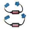 2Pcs Headlight Decoder 9007 HB5 Plug 12V DC Error Anti Flicker Resistor Canceller for LED Headlight
