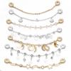 1pc/bag High Color Set Crystal And Bead Safety Chain DIY Bracelet Earrings Jewelry Accessories