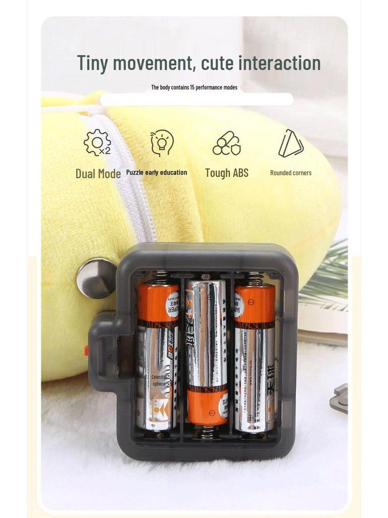 Музыкальная плюшевая игрушка: Клубника, Банан и Морковь – Интерактивное детское пианино для игры родителей с детьми