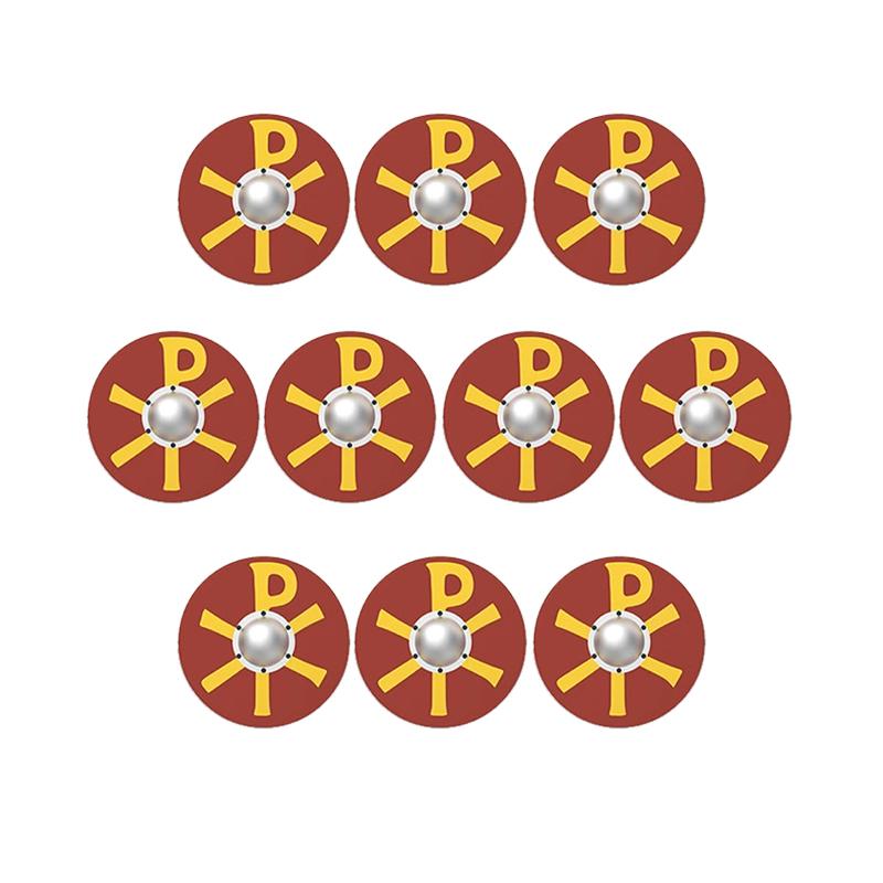 MOC Средневековый Военный Замок Оружие Римский Рыцарь Шлем Щит Аксессуары Строительные Блоки Зеленый Дракон Лев Крестоносец Кирпичи Игрушка