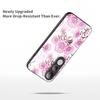 Силиконовый Стеклянный Чехол Для Телефона Для Vivo V60 Lite V50 V50E V50 V40 SE V30E V40 V30 Pro Ударопрочный Цветочный Рисунок Задний Бампер Hoesje