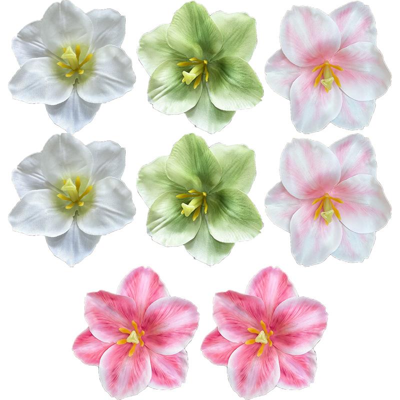 Fabric Flowers Sweet Girl Side Hair Clips Small Fresh and Fashionable Duckbill Clip Hair Accessories