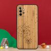Чехол с принтом животных из натурального бамбука для Samsung Galaxy A55 A52 A32 A12 A33 A06 A16 A26 A36 A56 A15 A53 A13 A34 A54 A14 A17