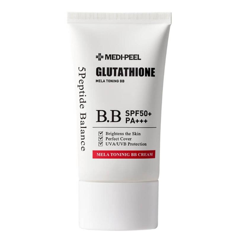 MEDIPEEL Bio Intense Глутатион Мела Осветляющий Солнцезащитный Крем 50мл Осветление Защита от УФ Ежедневный SPF50 (Срок годности декабрь 2026 г.)