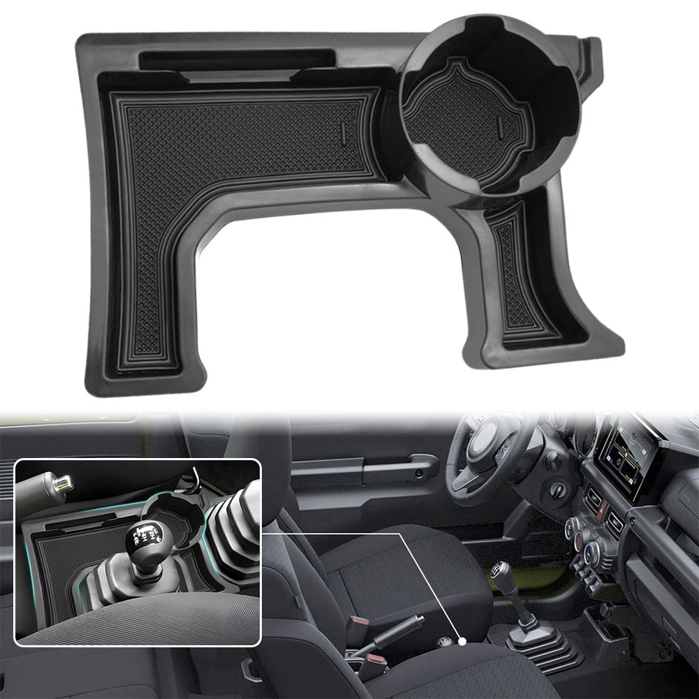 Центральная консоль автомобиля AT MT коробка передач коробка для хранения органайзер для стаканов лоток для Suzuki Jimny 3 двери 5 дверей 2019-2025 Stowing Tidying