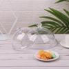 Storage Tray Round Dish Food Cover Cake Bread Plate Fruit Display Holder Dust-Proof Food Cover
