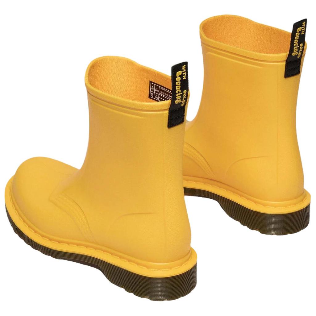 Dr. Martens 1460 ПВХ Водонепроницаемые Слипоны Удобные Дождевые Ботинки Унисекс ботинки Желтые 41250700