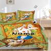 Custom Textile Autumn Friends Bedding 3 Piece Set HD Print Duvet Cover Pillowcases for Teens Adult Bedroom Decoration