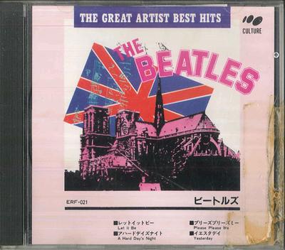 CD BEATLES Великий Артист Лучшие Хиты ERF021 КУЛЬТУРА Япония Оби Рок Б/У