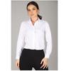 Women White Lycra Cotton Long Sleeve Turndown Collar Classic Style Blouse High Quality Shirt