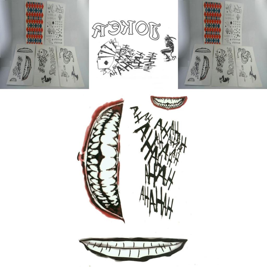 Отряд Самоубийц Харли Квинн Тату Наклейка Переводная Наклейка для Хэллоуин Декора