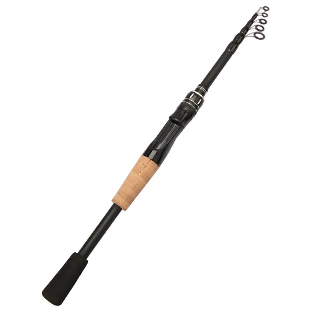 Спиннинговое телескопическое удилище Легкое спиннинговое удилище Профессиональное портативное для морской и пресноводной рыбалки