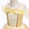 Girls Birthday Party Costumes Kids Belle Dress Up Beauty and The Beast Costume Princess Dress Baby Christmas Halloween Costume
