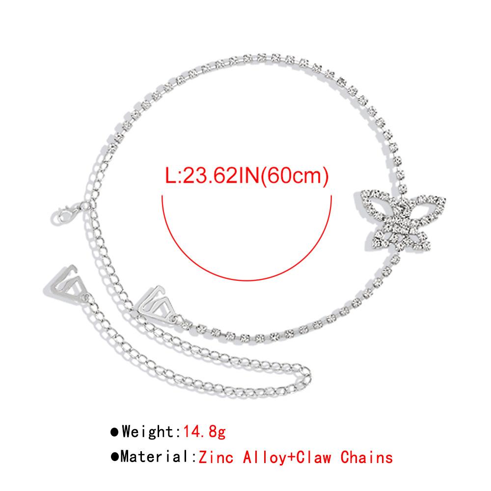 Jewelry Simple Temperament Super Fairy Butterfly Body Chain Elegant Fashion Sexy Invisible Shoulder Strap.