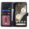 For Google Pixel 7 Pro 5G Case Textured Leather Wallet Phone Cover with Strap