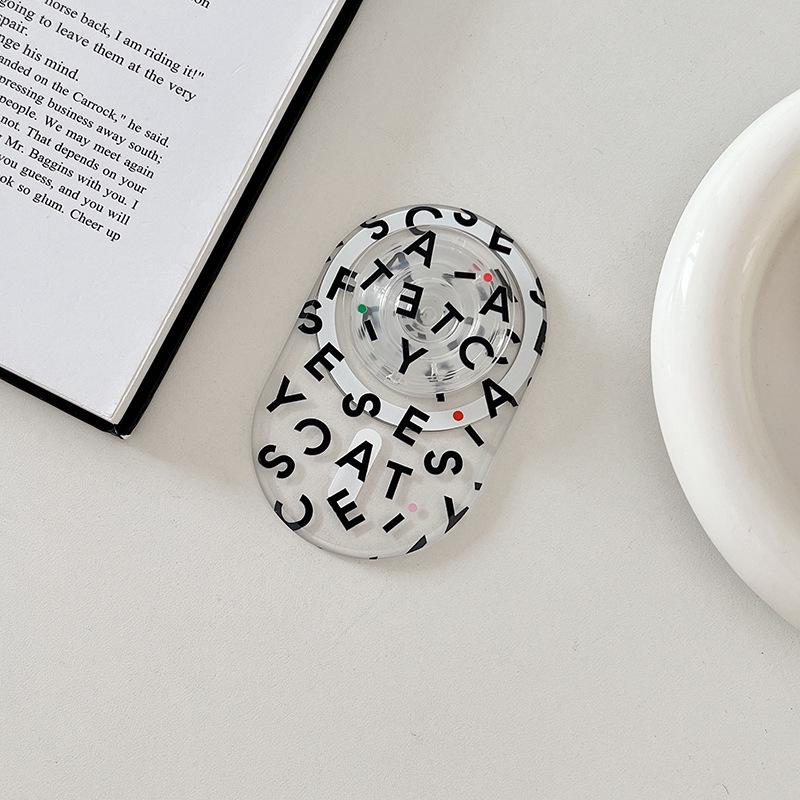 Магнитные металлические жидкие буквы - прочная, выдвижная подставка Lazy для любого чехла для телефона MagSafe