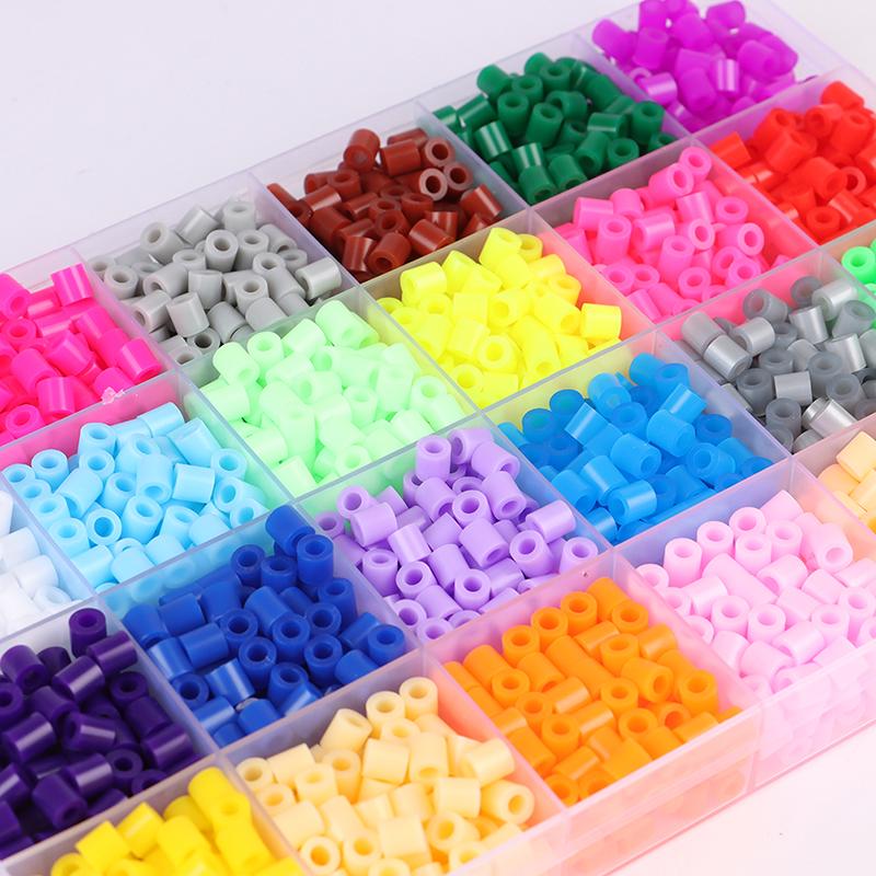 24 цвета, 5 мм, бусины Хама, игрушечные бусины-предохранители для детей, 3D-игрушки ручной работы своими руками