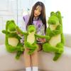 Милая уверенная игрушка-плюшевый крокодил, подарок на день рождения для мальчика, подушка для сна, сувенир для мероприятий, кольцо