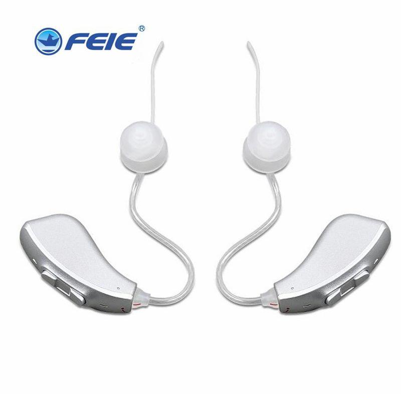 MY-2 Hearing Aids Audifonos Inalambricos Elderly Adjustable Wireless RIC Hearing Aid Ear Sound Amplifier with Rechargeable Base