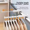 Thickened Portable Folding Hangers Window Frame Clothes Hanger Extendable Travel Clothes Drying Rack Easy Install & Carry