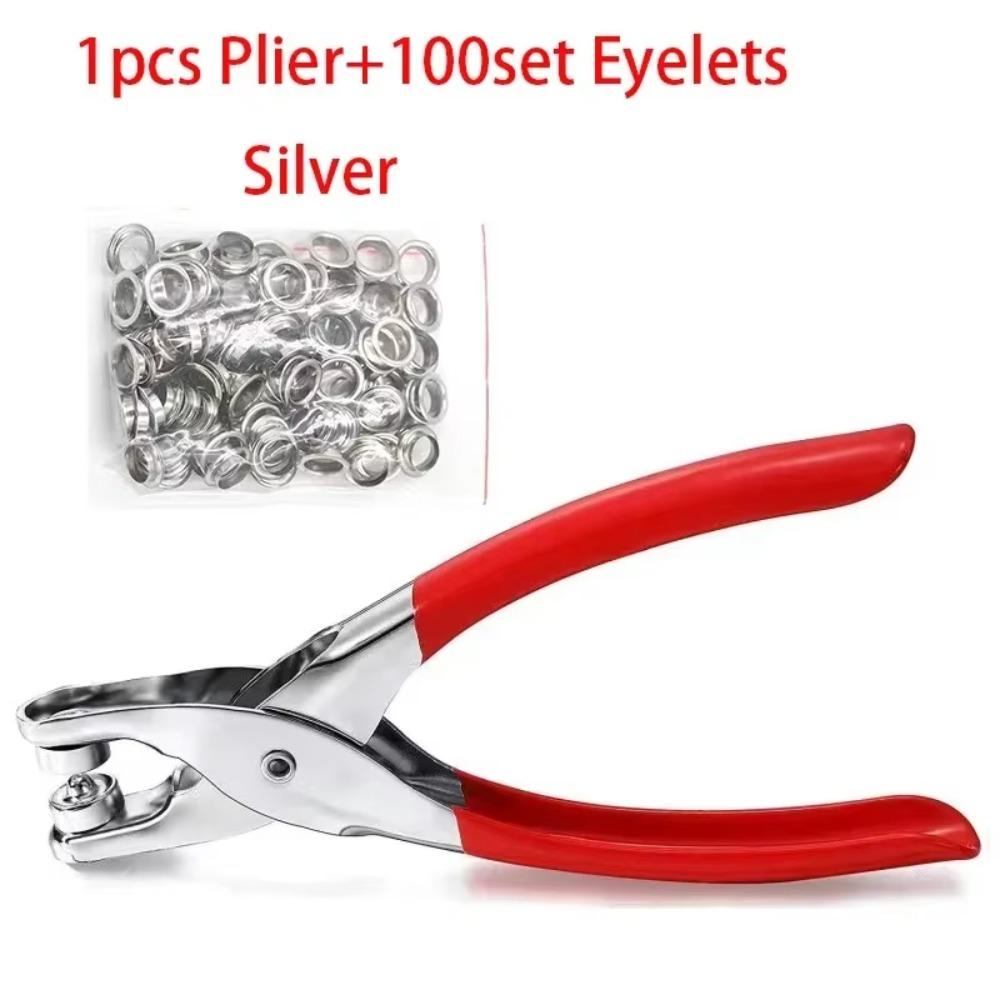With Eyelets Grommet Eyelet Plier Set Installation Grommet Tool Kit Metal Pliers For Leather Cloth