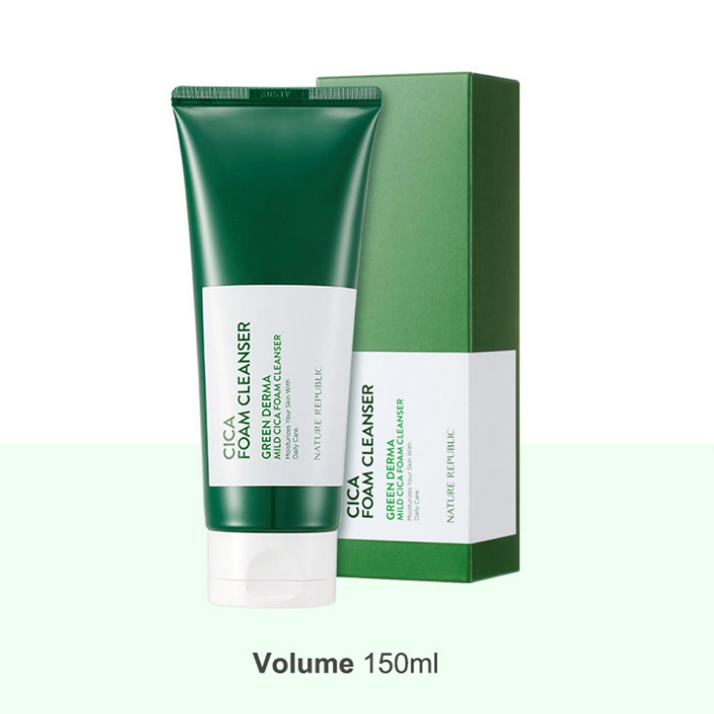 Nature Republic Green Derma Mild Cica Пенка для умывания 150 мл