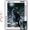 5D Diamond Painting Full Diamond Black Cat Diamond Painting Handmade Diy Diamond Mosaic Painting Home Decoration