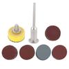 52Pcs Set Electric Sander Accessories 50Pcs Sanding Discs1in Polishing Pad 14in Rotating Handle